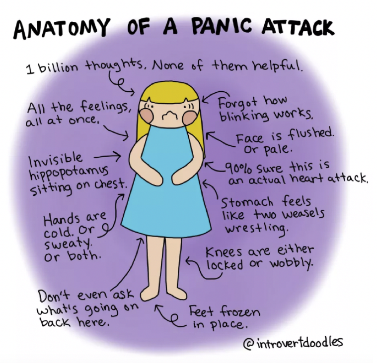 If you don't have it, chronic anxiety can be hard to understand. These comics can help.